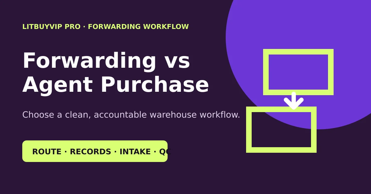 LitBuy forwarding versus agent purchase workflow